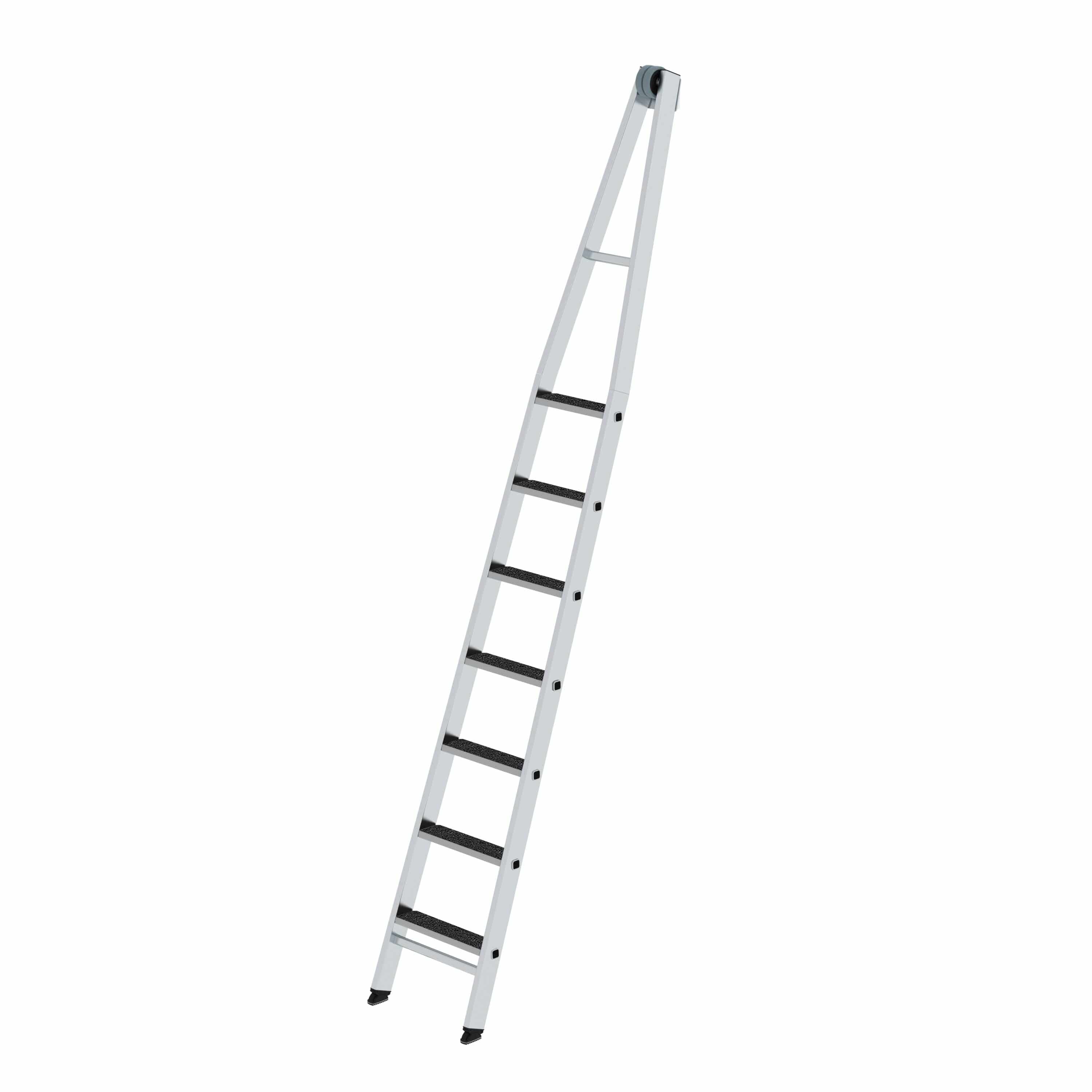 Munk Stufen-Glasreinigerleiter Oberteil mit clip-step R13 7 Stufen