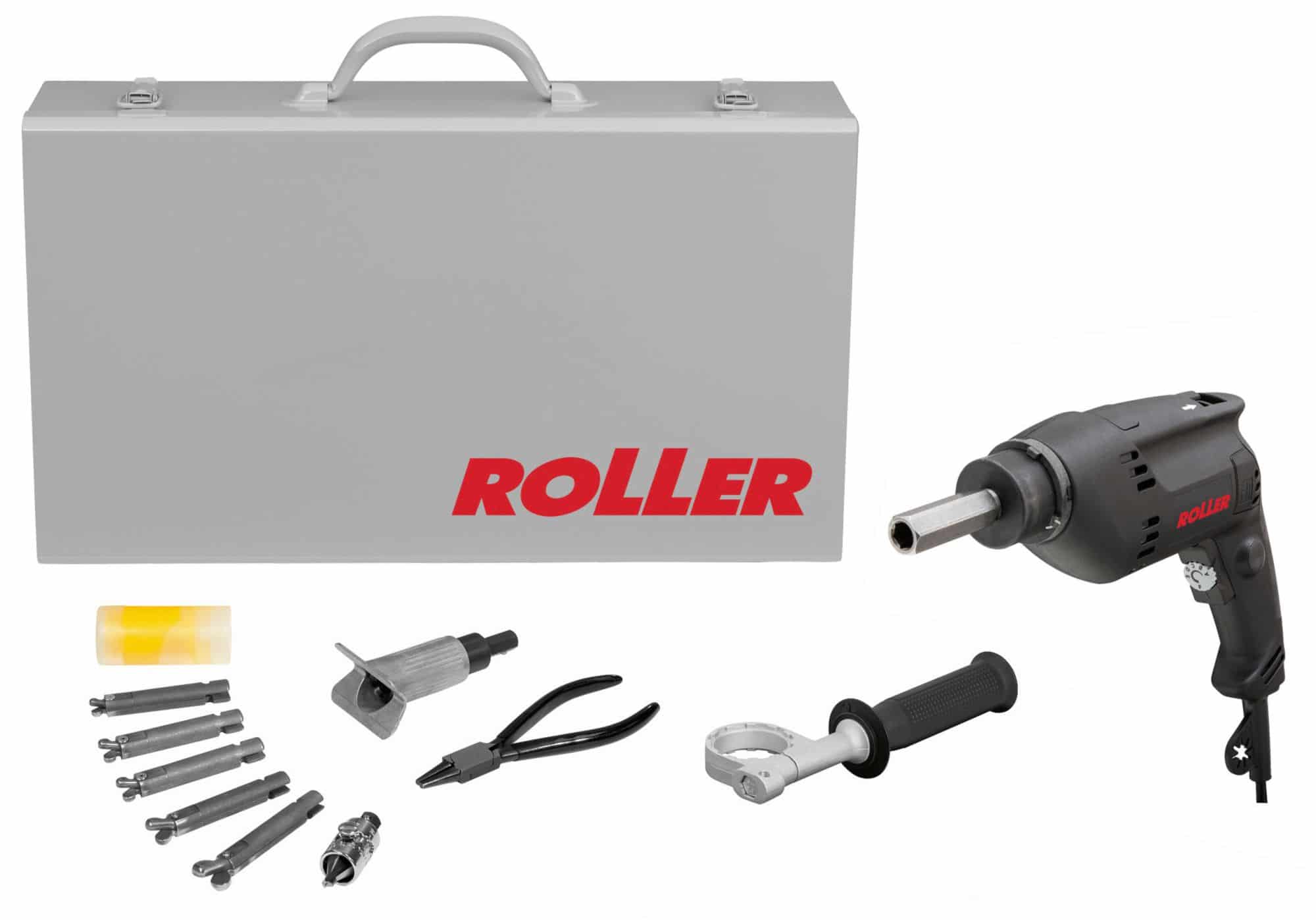 ROLLER'S Rotaro Set 121+14+16+18+22 - Rohraushalser für Kupferrohre Ø 10–22 mm