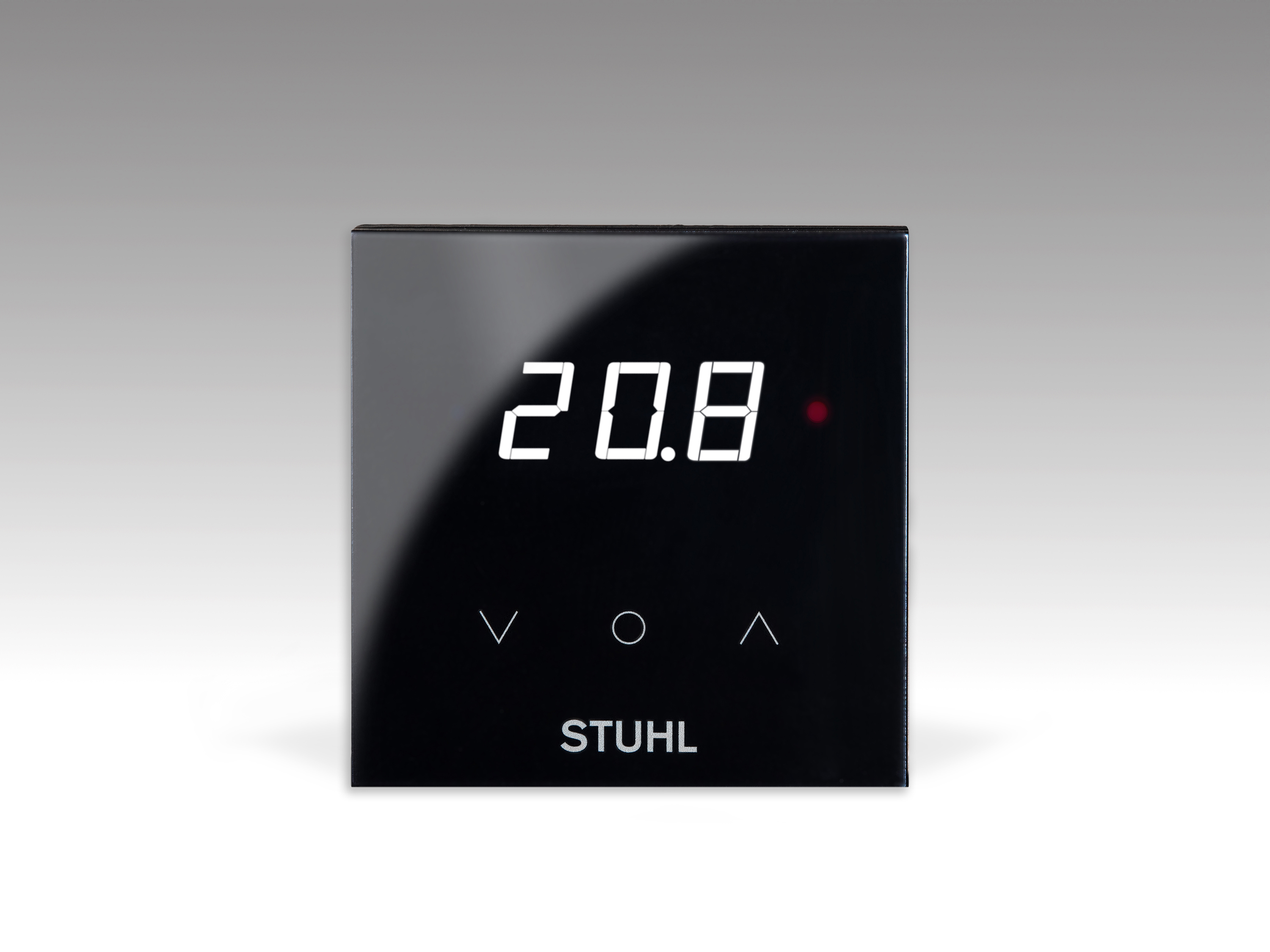 STUHL SFD20.T/1.1-SW Elektronischer Raumthermostat Touch 230 Volt H/K-A schwarz