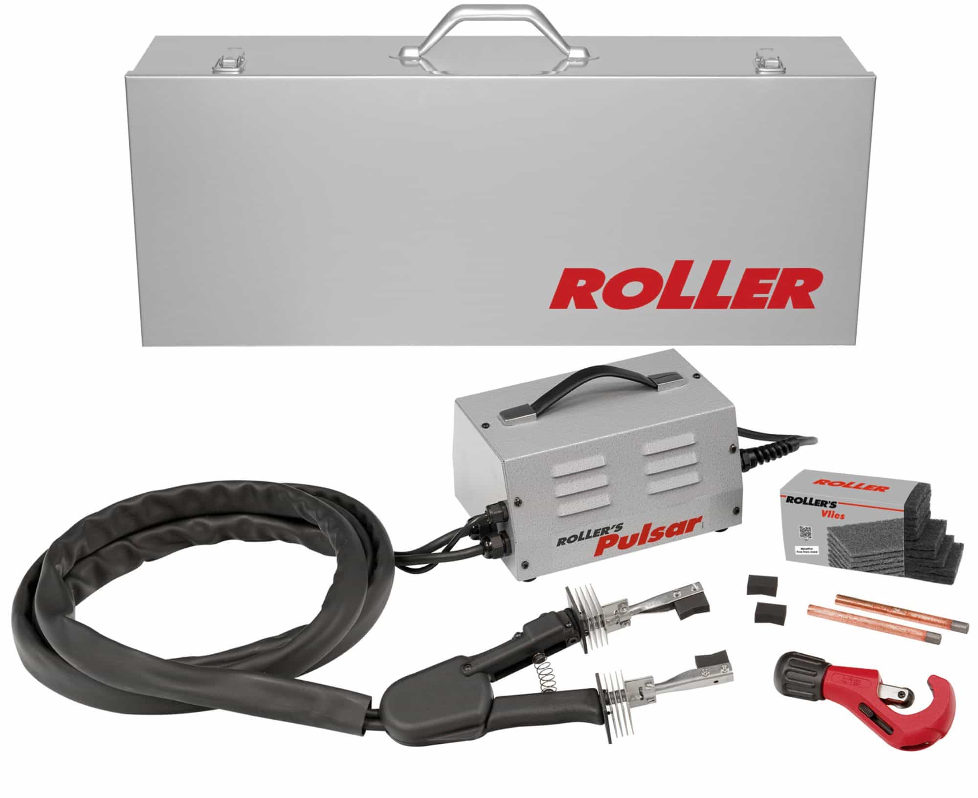 ROLLER'S Pulsar Super-Pack - Elektro-Weichlötgerät für Kupferrohre Ø 6–54 mm