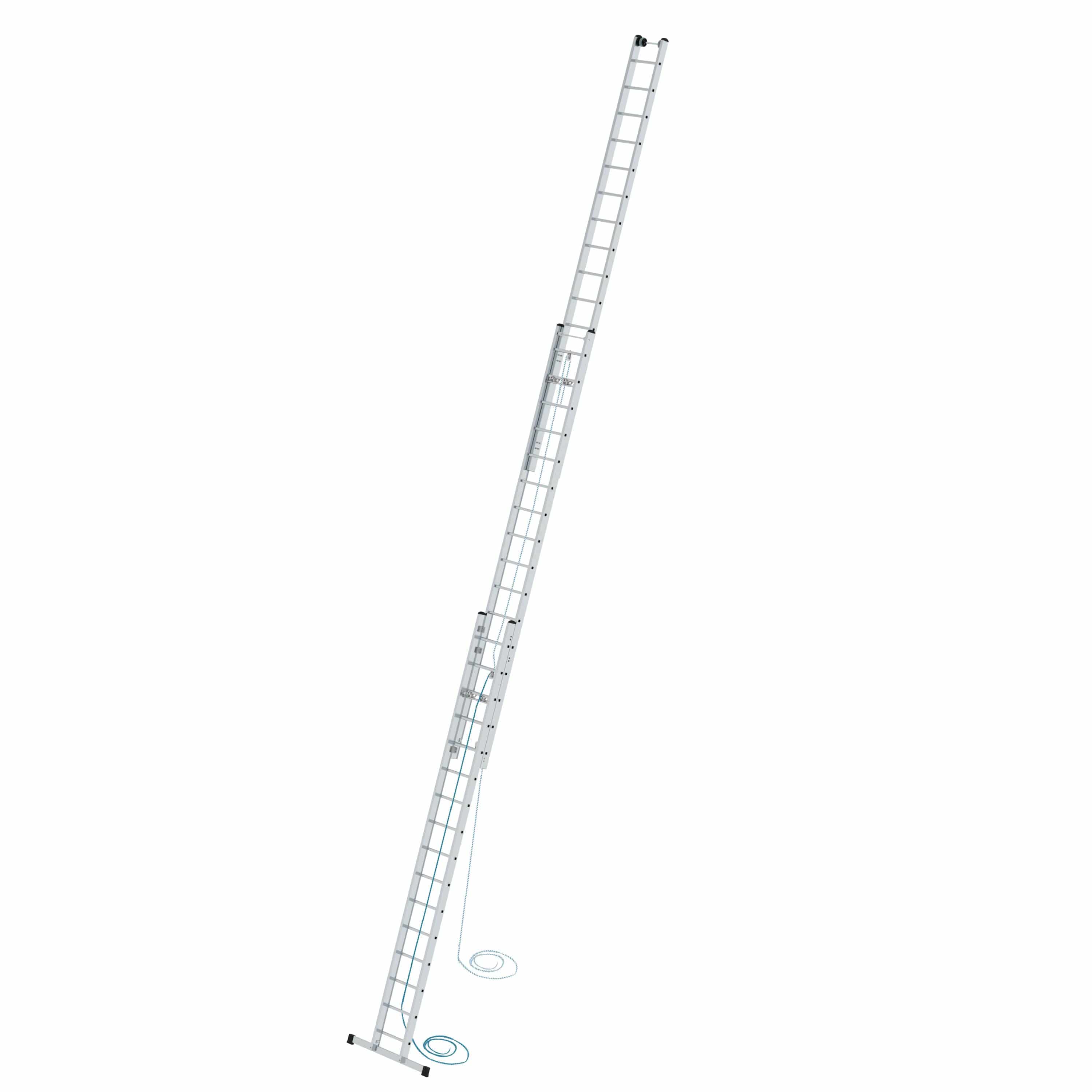 Munk Sprossen-Seilzugleiter 3-teilig mit Standard-Traverse 3x16 Sprossen