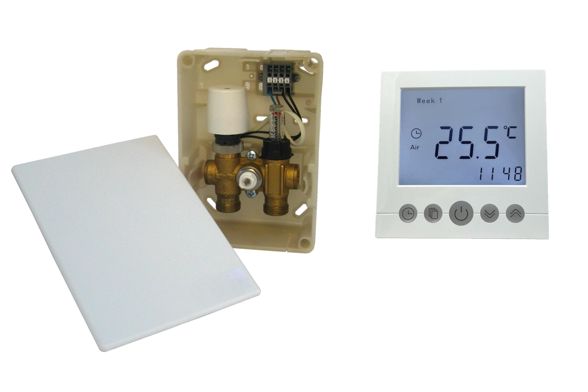 HoWaTech E-Regelbox Digital | elektrische Temperaturbegrenzung für Warmwasser Fußbodenheizung