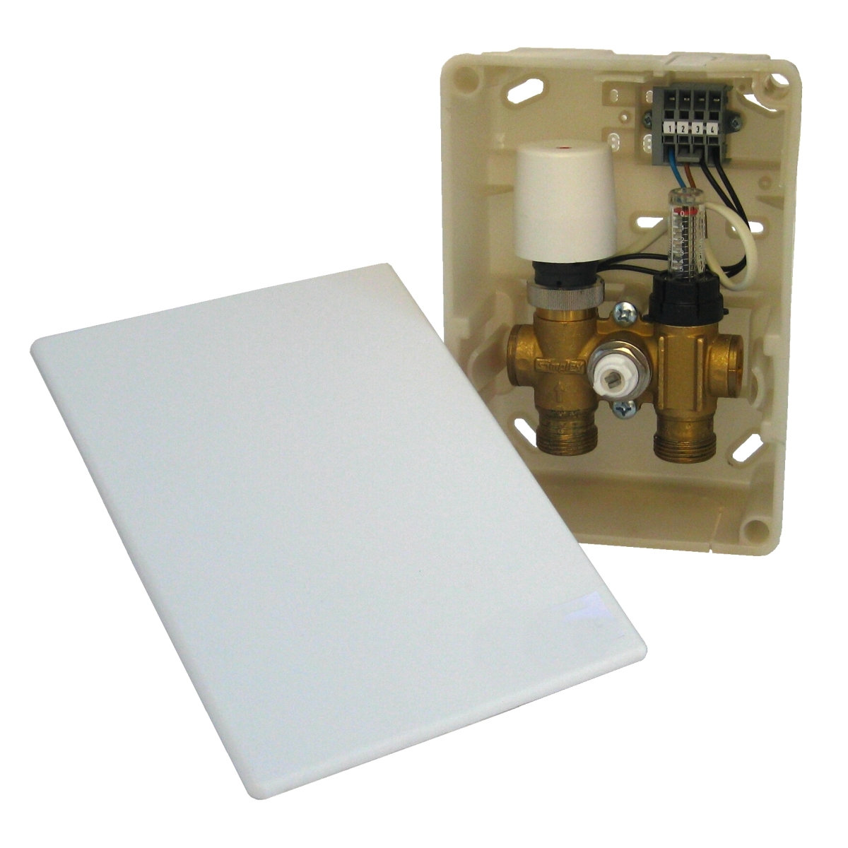 HoWaTech E-Regelbox | elektrische Rücklauftemperaturbegrenzung für Warmwasser Fußbodenheizung